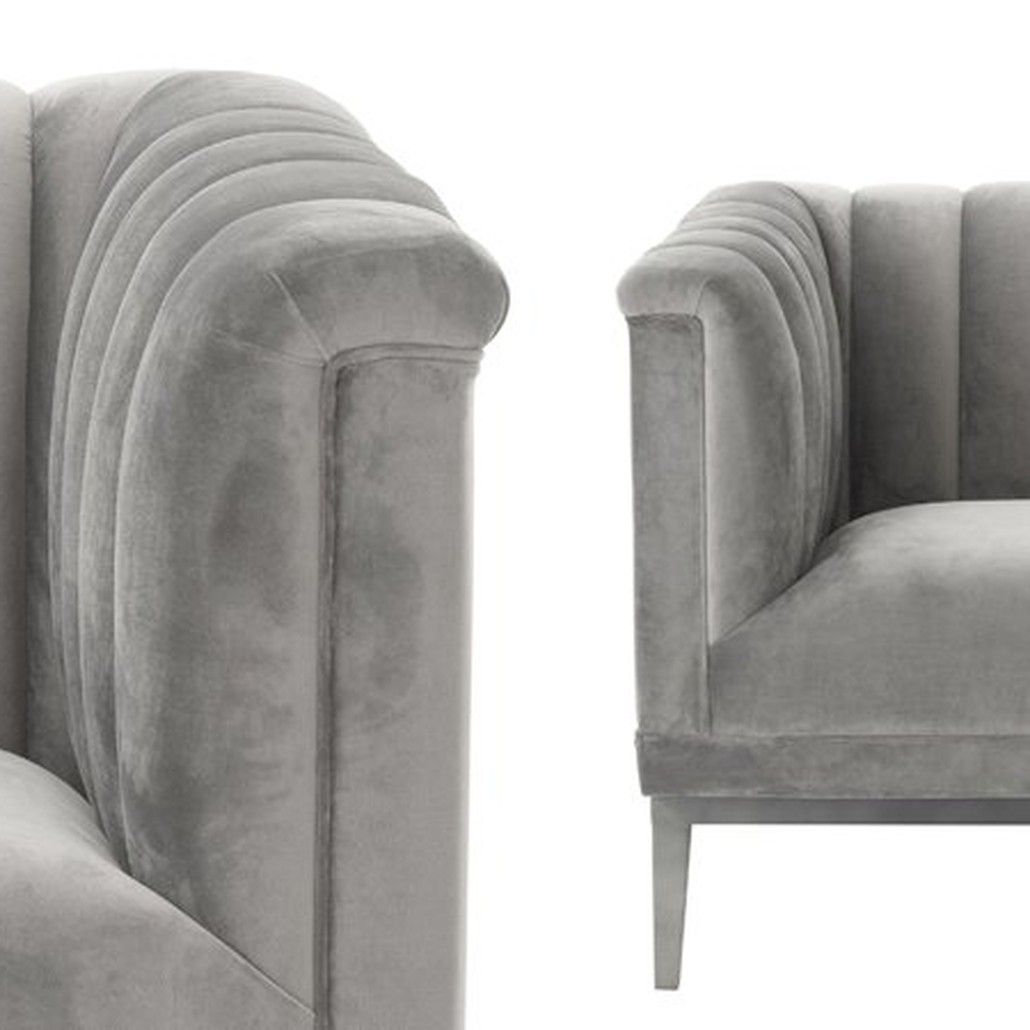 Кресло Eichholtz Chair Raffles Grey