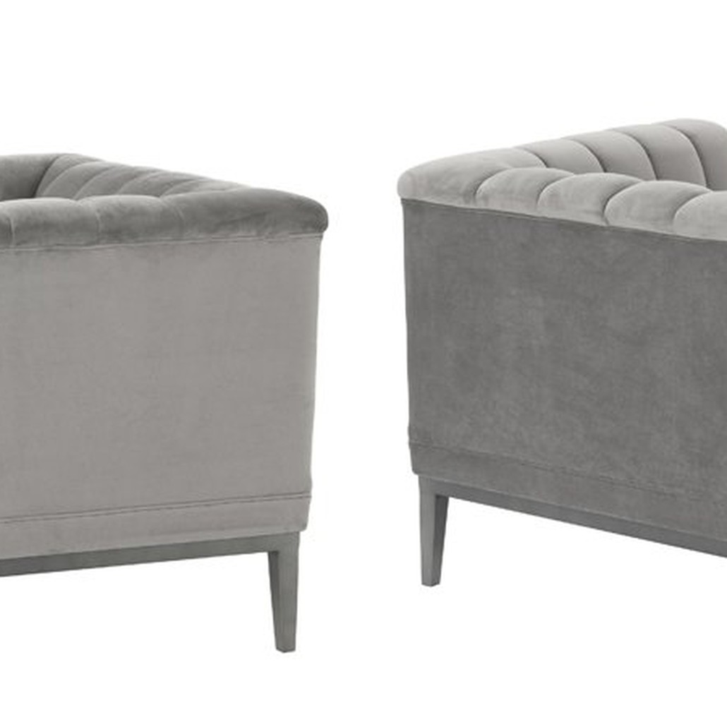 Кресло Eichholtz Chair Raffles Grey
