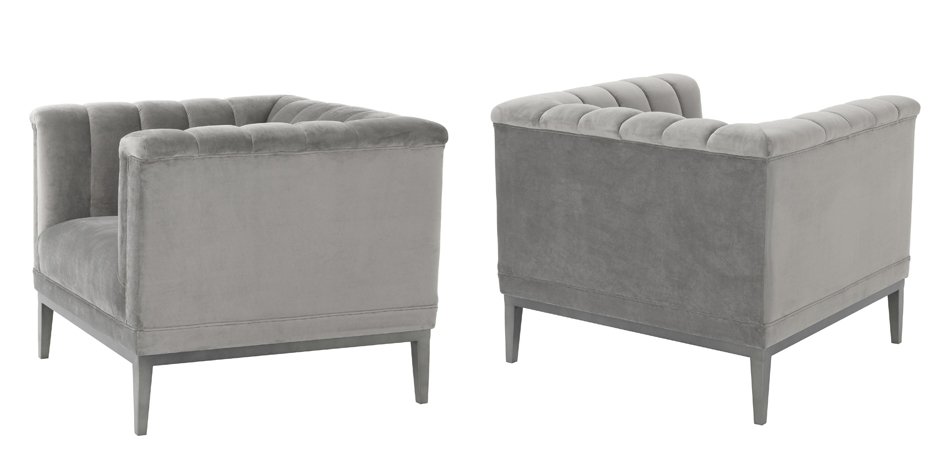 Кресло Eichholtz Chair Raffles Grey