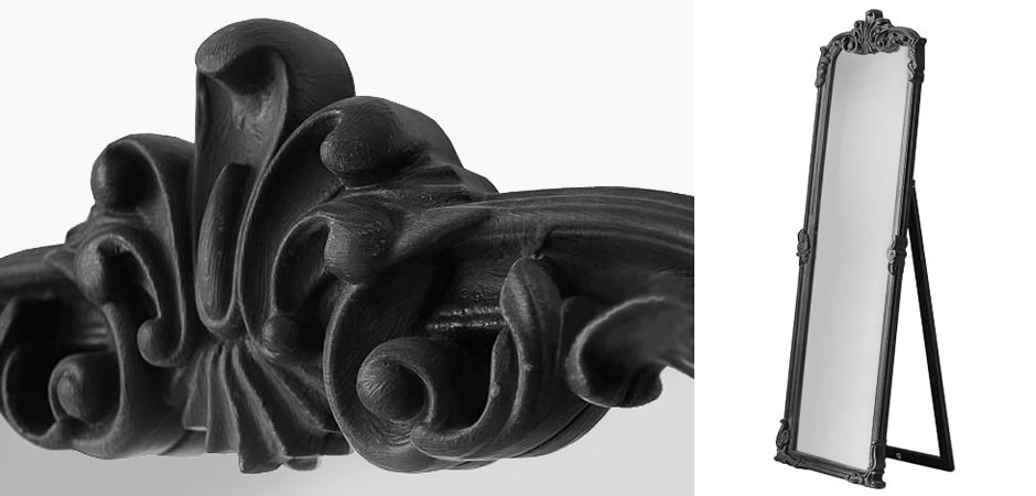 Напольное зеркало Valensole Black