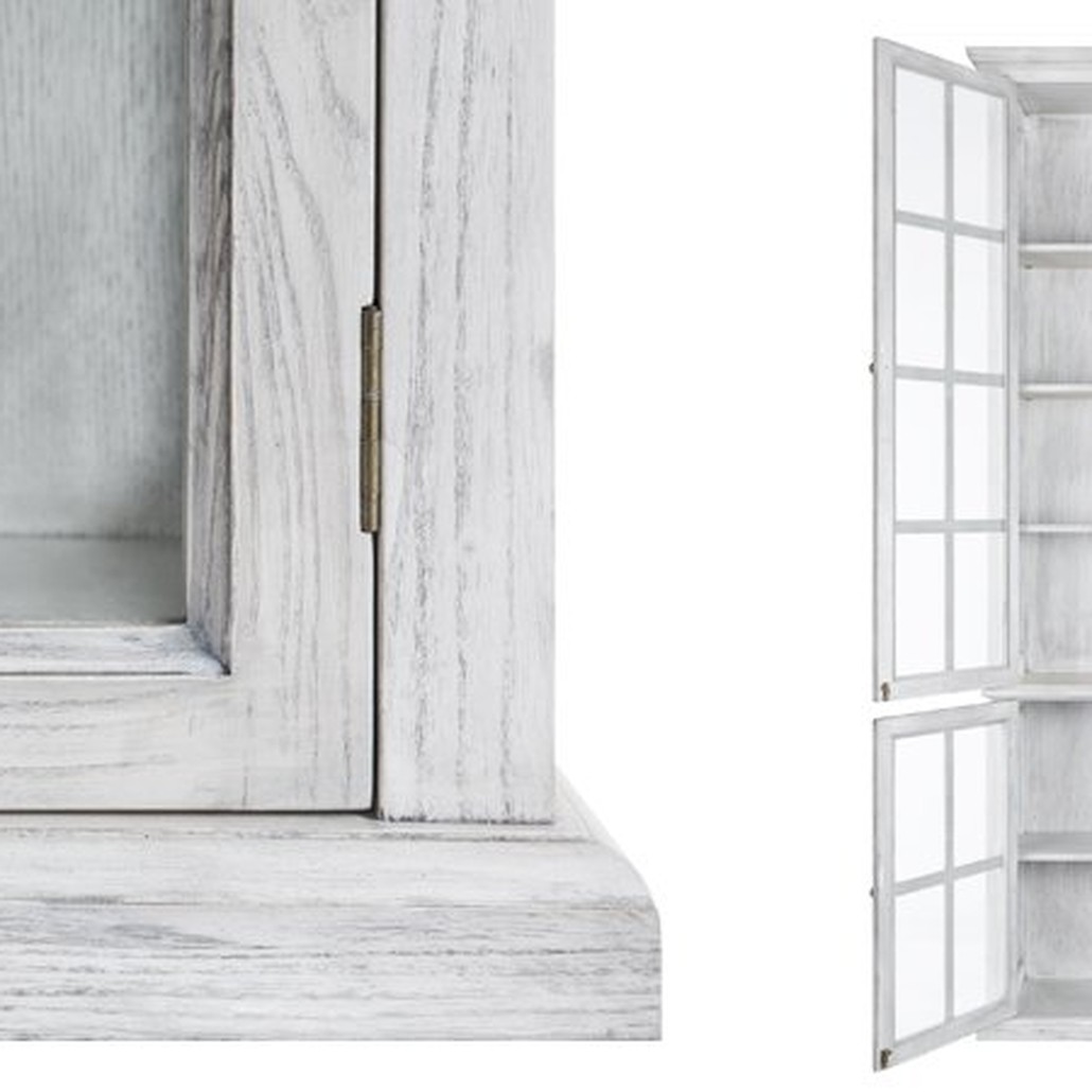 Шкаф-витрина White Provence