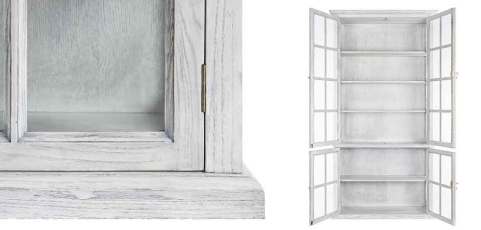 Шкаф-витрина White Provence