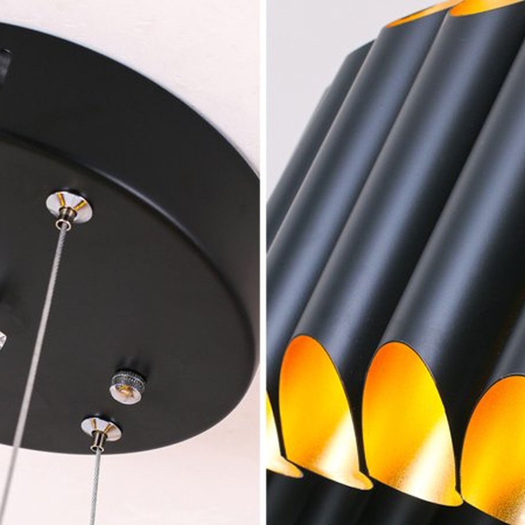 Люстра GALLIANO ROUND SUSPENSION LIGHT by DELIGHTFULL Black
