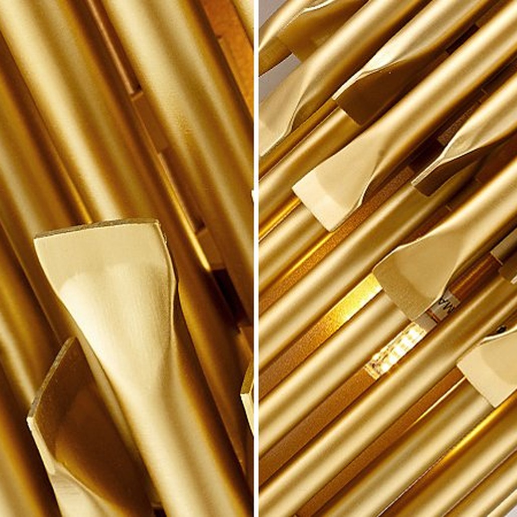 Бра MATHENY V WALL LAMP  by DELIGHTFULL Gold