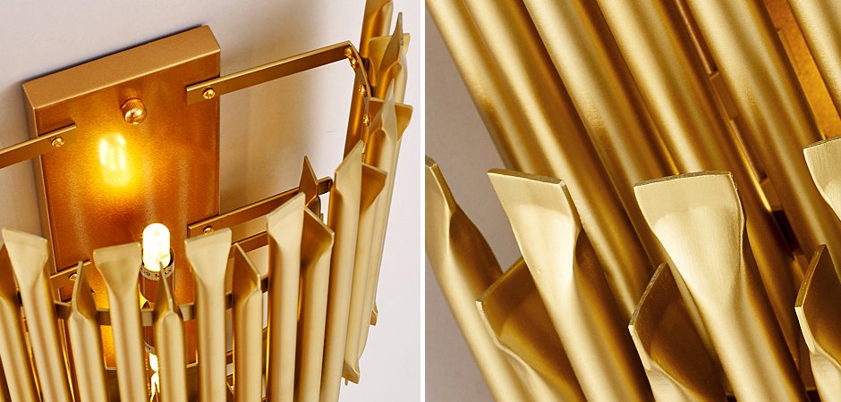 Бра MATHENY III WALL LAMP by DELIGHTFULL Gold