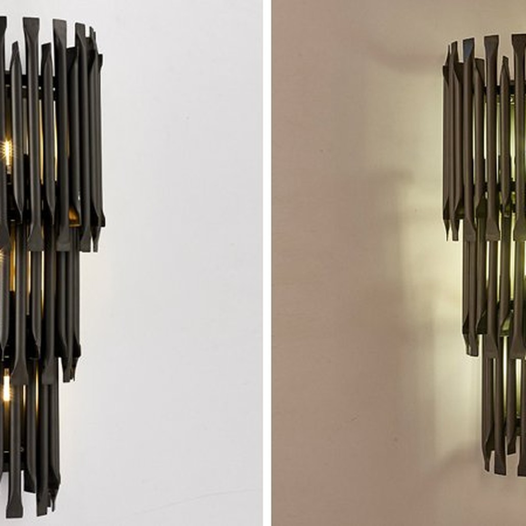 Бра MATHENY III WALL LAMP by DELIGHTFULL Black