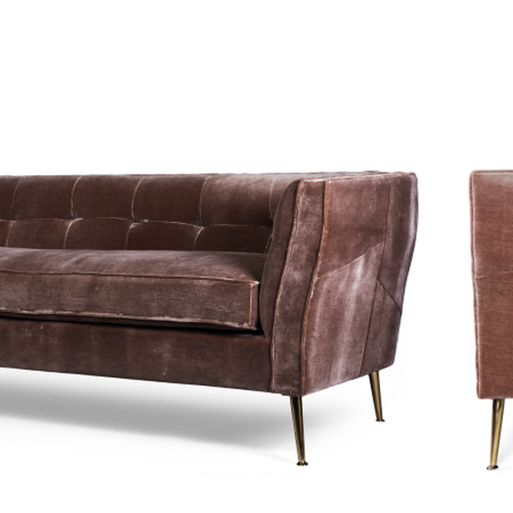 Диван трехместный Flatter brown