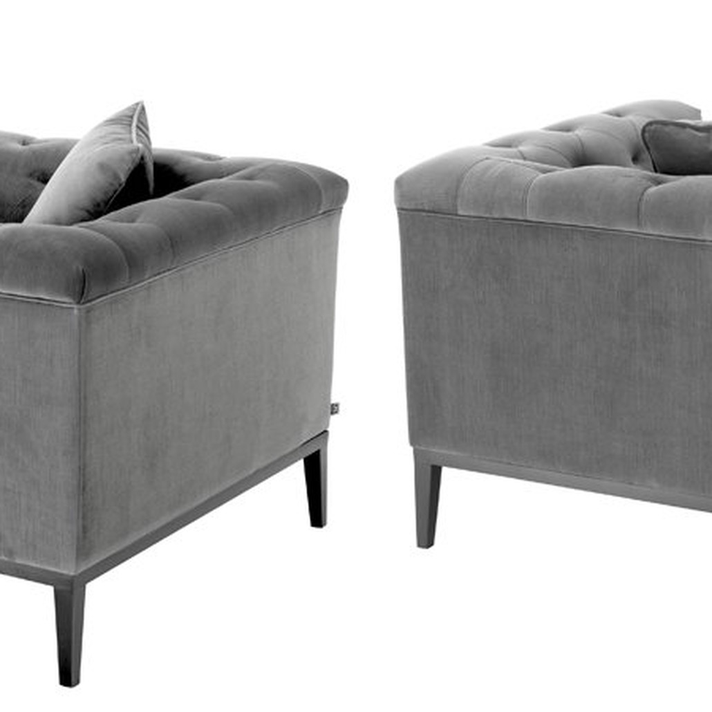 Кресло Eichholtz Chair Cesare Grey