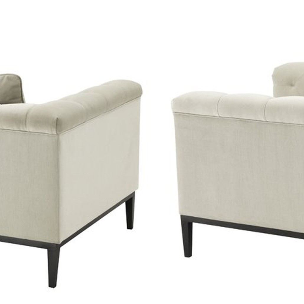 Кресло Eichholtz Chair Cesare Pebble grey