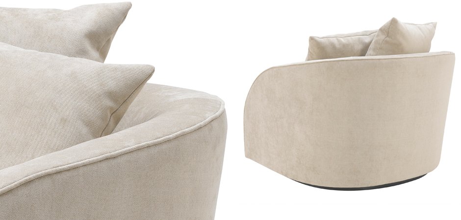 Кресло Eichholtz Chair Les Palmiers Greige