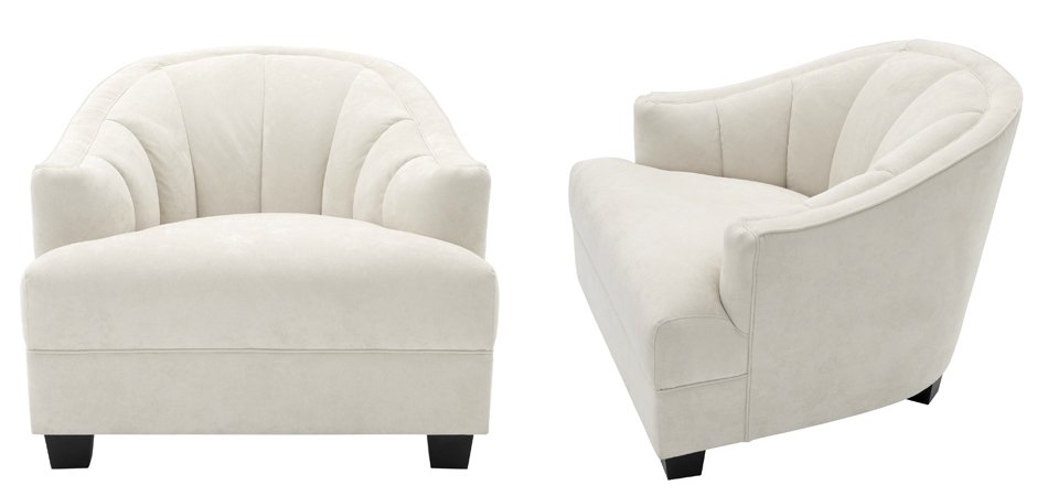 Кресло Eichholtz Chair Polaris Ecru