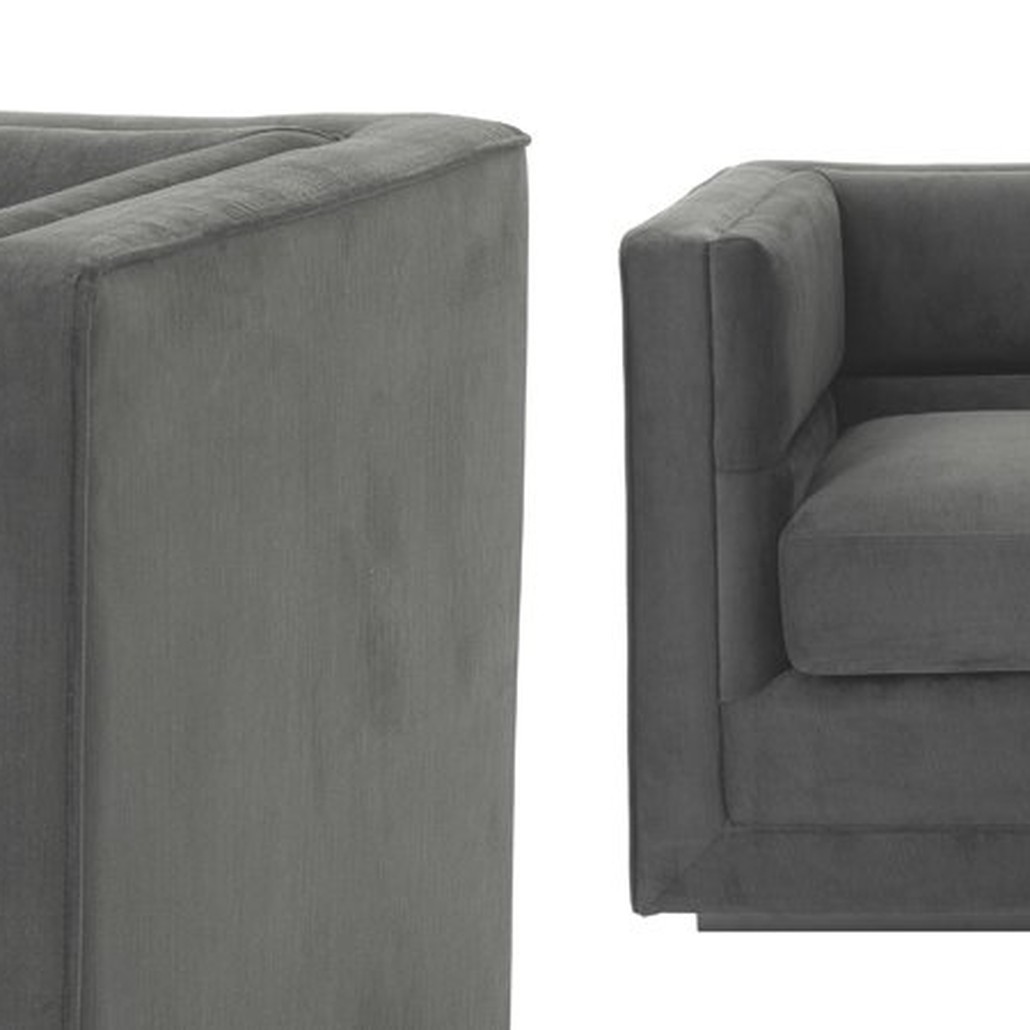 Кресло Eichholtz Сhair Adonia Anthracite