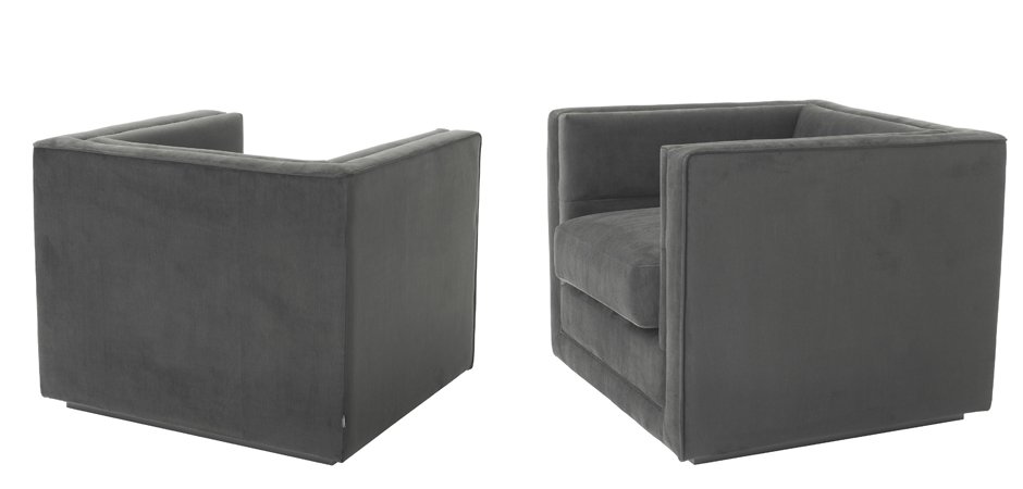 Кресло Eichholtz Сhair Adonia Anthracite