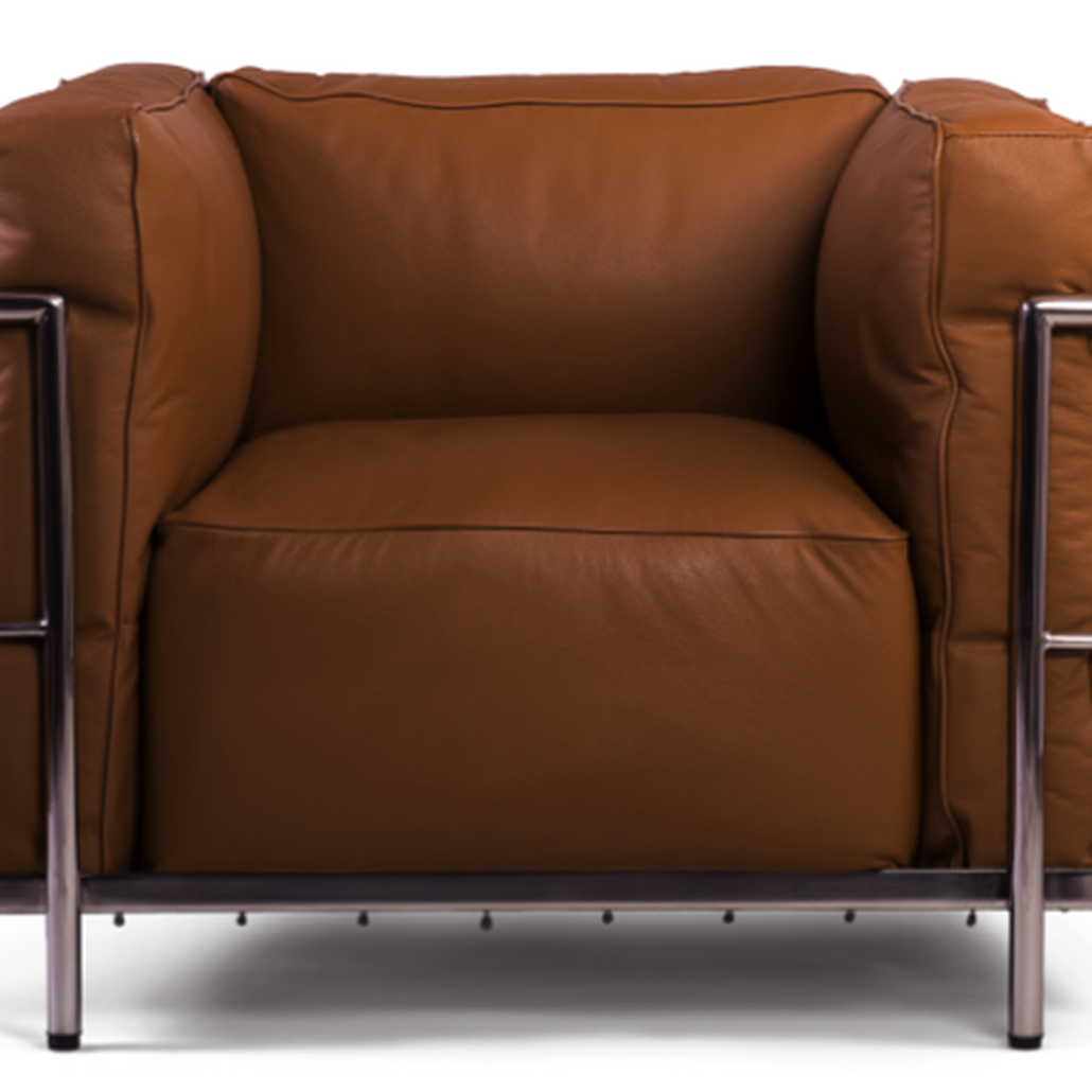 Кресло Le Corbusier LC3 brown