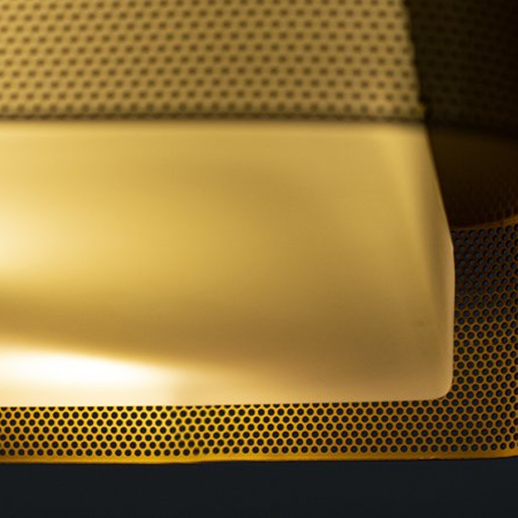 PRECISION Large Flush Mount Brass