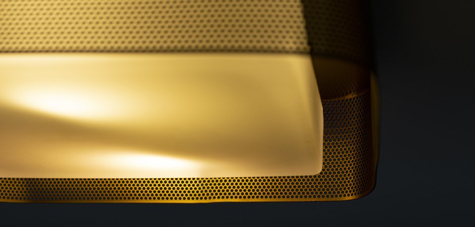 PRECISION Large Flush Mount Brass