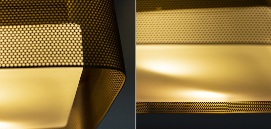 PRECISION Large Flush Mount Brass