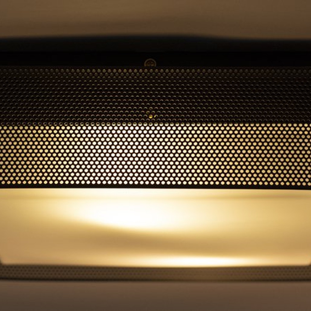 PRECISION Large Flush Mount Black