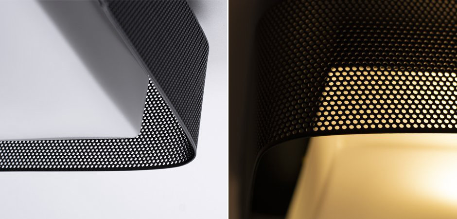 PRECISION Large Flush Mount Black