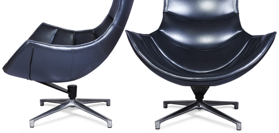 Кресло Shell blue