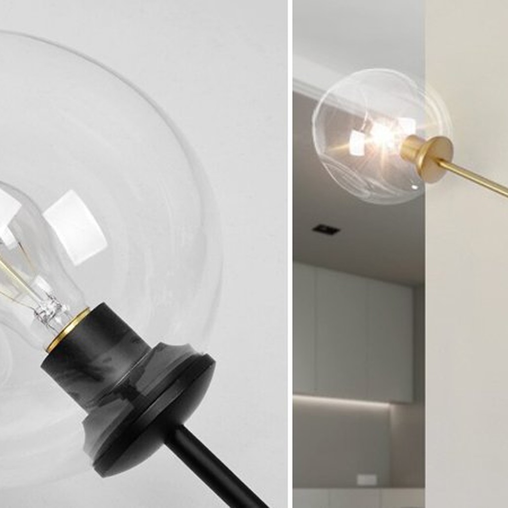 Бра Сrumpled Glas Wall Lamp