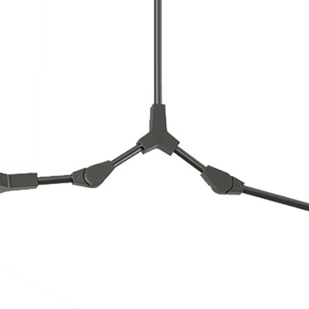 Люстра Сrumpled Glass Bubble Chandelier Gray 3 плафона