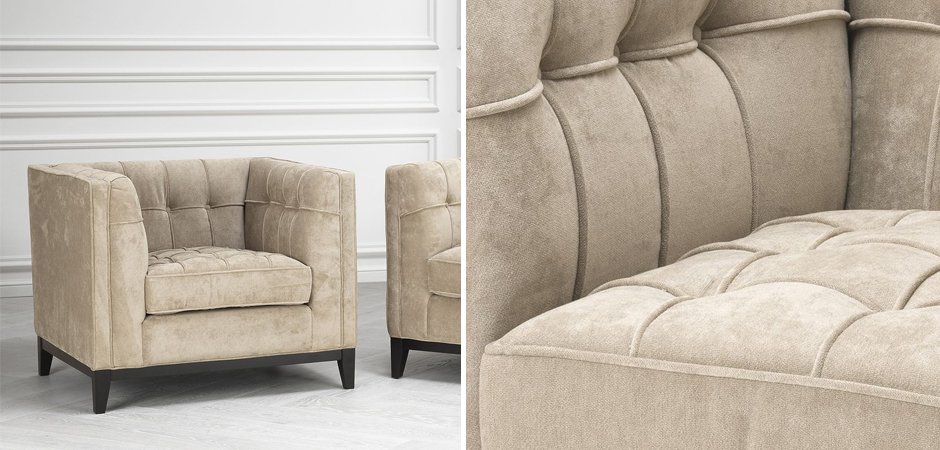 Кресло Eichholtz Chair Aldgate Greige