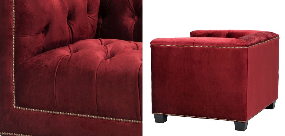 Кресло Eichholtz Chair Paolo Red