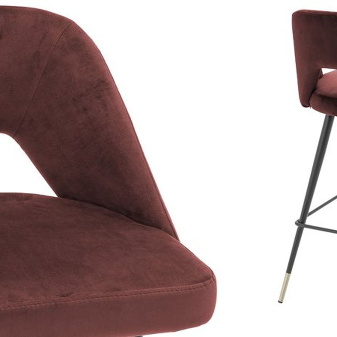Барный стул Eichholtz Bar Stool Avorio Bordeaux