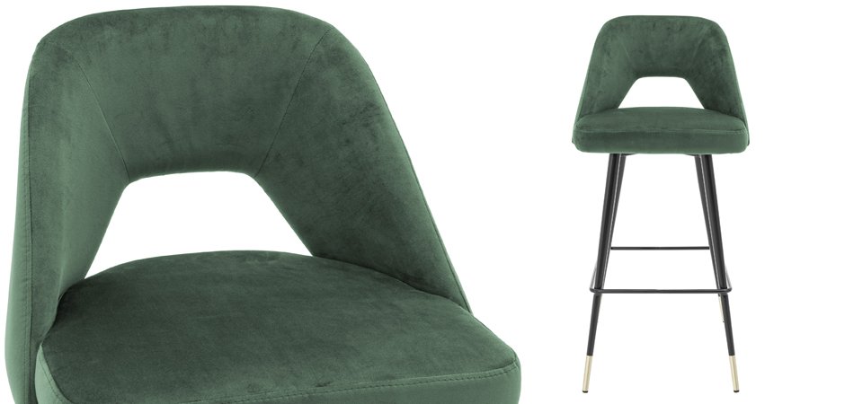 Барный стул Eichholtz Bar Stool Avorio Green