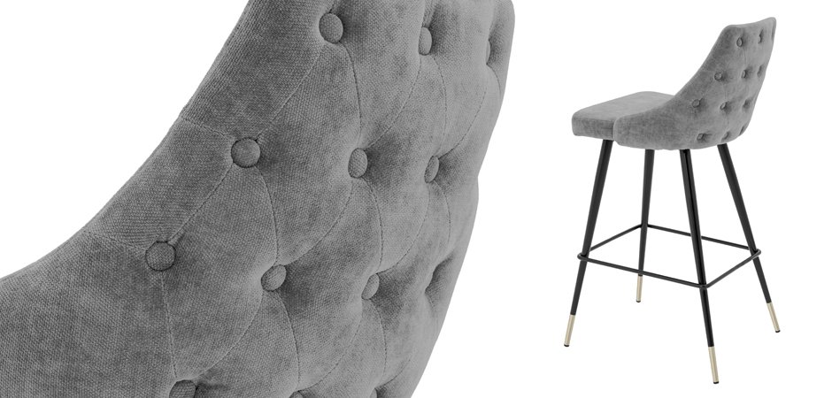 Барный стул Eichholtz Bar Stool Cedro Grey