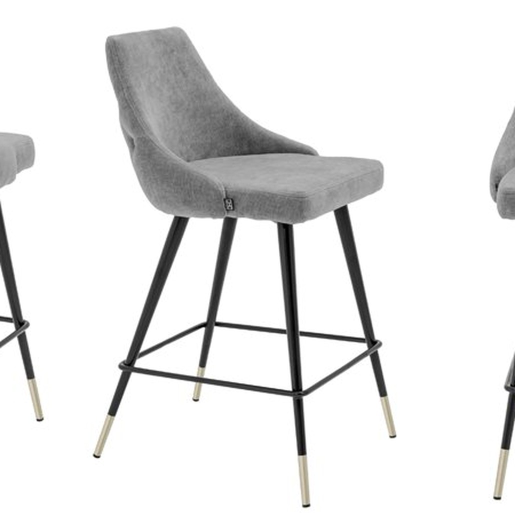 Полубарный стул Eichholtz Counter Stool Cedro Grey