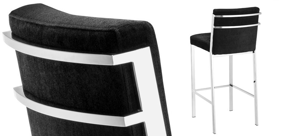 Барный стул Eichholtz Bar Stool Scott Steel