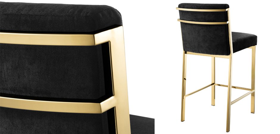 Полубарный стул Eichholtz Counter Stool Scott Gold