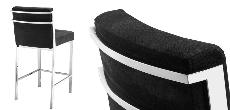Полубарный стул Eichholtz Counter Stool Scott Steel