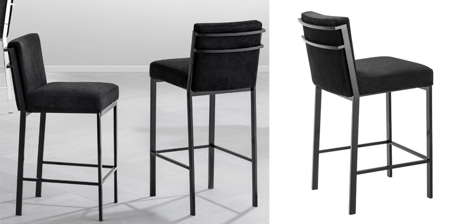 Полубарный стул Eichholtz Counter Stool Scott Bronze