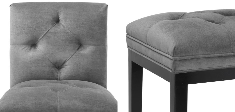 Барный стул Eichholtz Bar Stool Cesare Grey