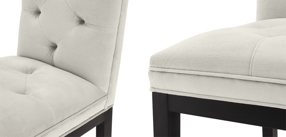 Барный стул Eichholtz Bar Stool Cesare Pebble grey