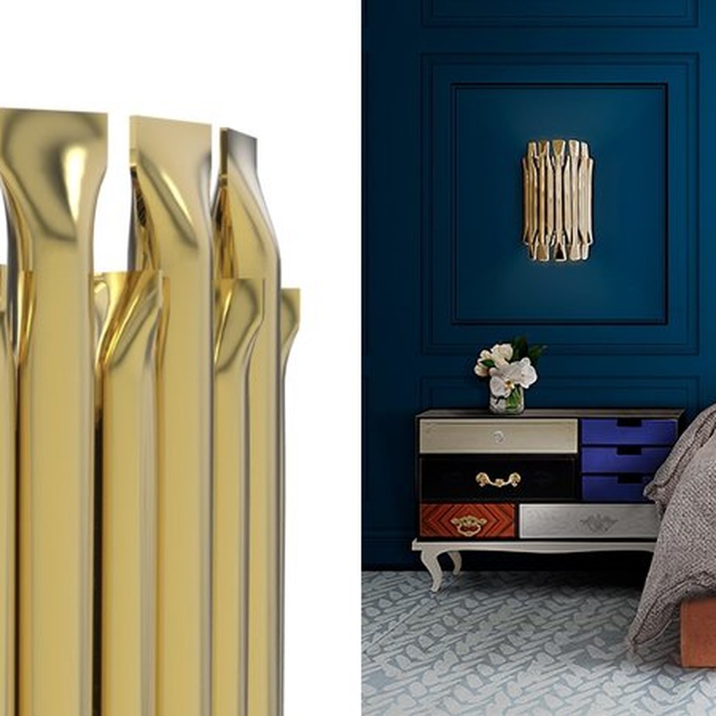 Бра MATHENY WALL LAMP by DELIGHTFULL Gold
