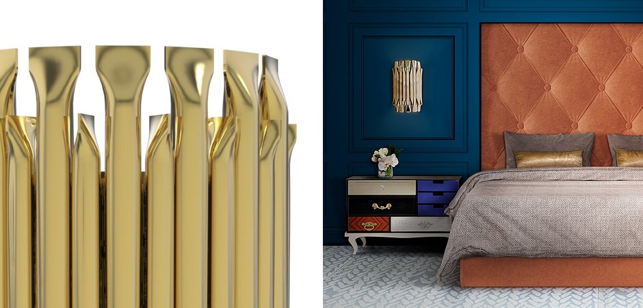 Бра MATHENY WALL LAMP by DELIGHTFULL Gold