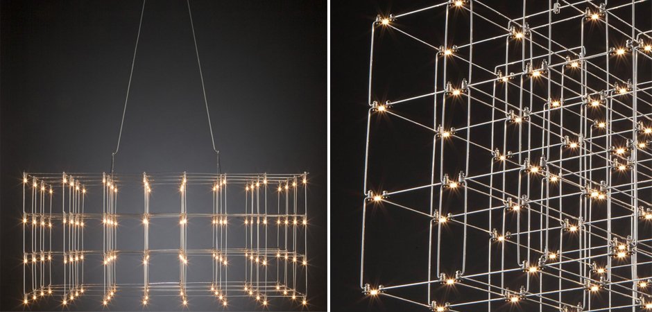 Люстра Quasar Cosmos Square LED pendant light