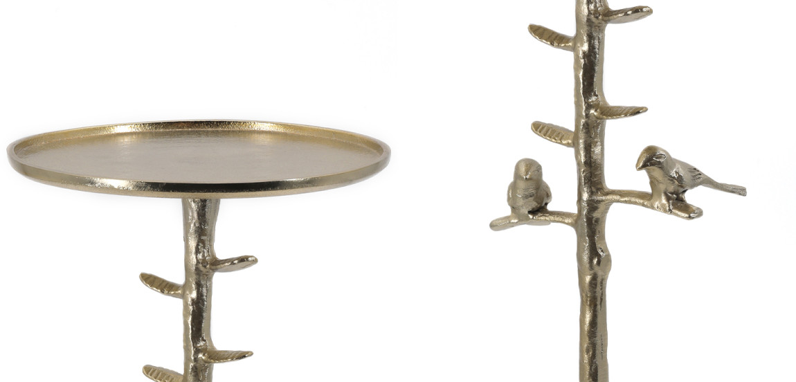 Приставной стол Piaf Gold Drinks Table