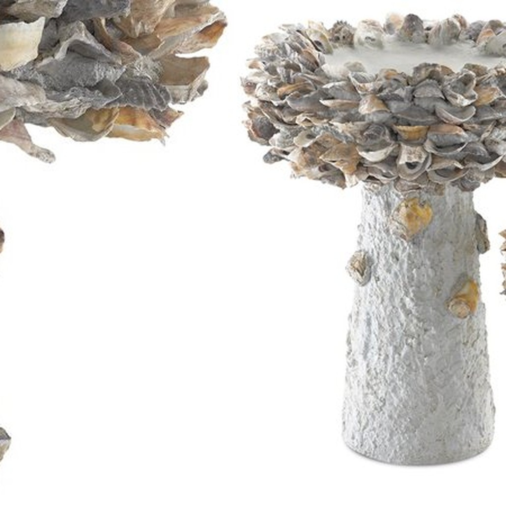 Статуэтка Oyster Shell Small Bird Bath
