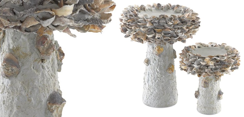 Статуэтка Oyster Shell Small Bird Bath
