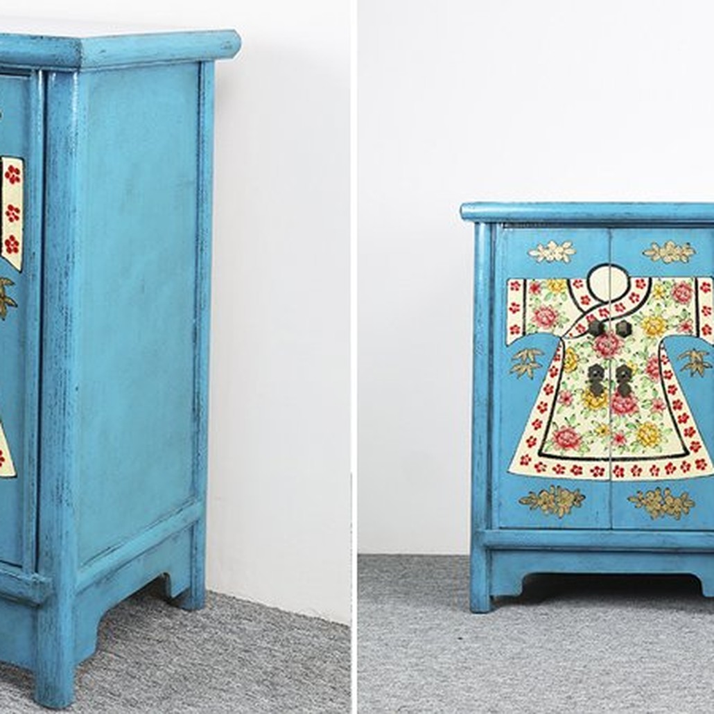 Тумба Chinese Pattern Blue