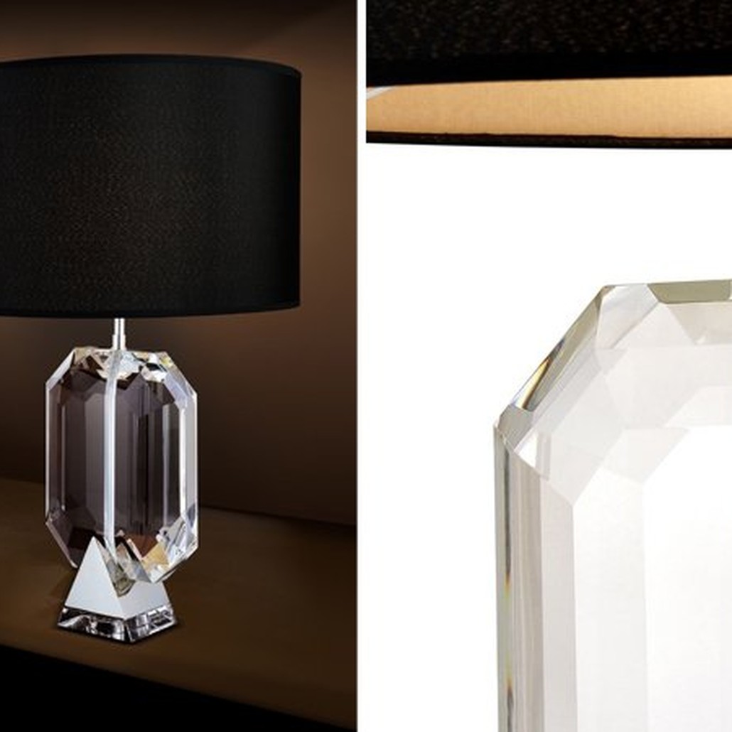Настольная лампа Eichholtz Table Lamp Emerald Gold & Black