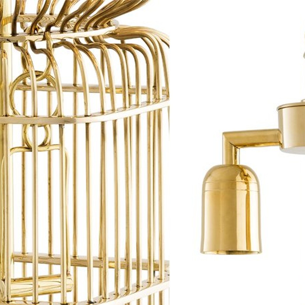 Настольная лампа Eichholtz Table Lamp La Cage Brass