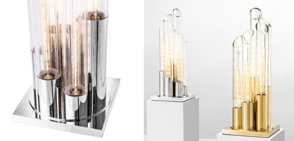 Настольная лампа Eichholtz Table Lamp Paradiso Nickel