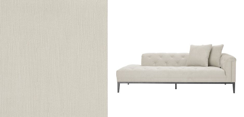 Кушетка Eichholtz Lounge Sofa Cesare Left Pebble grey