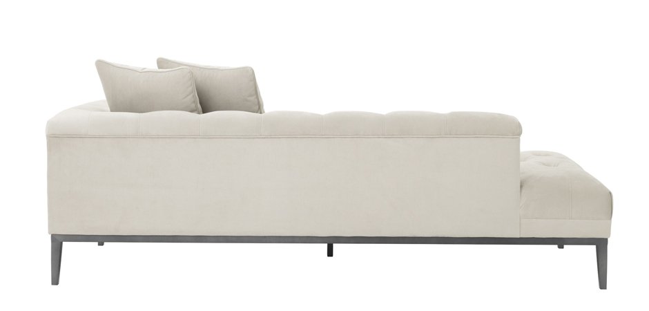 Кушетка Eichholtz Lounge Sofa Cesare Left Pebble grey